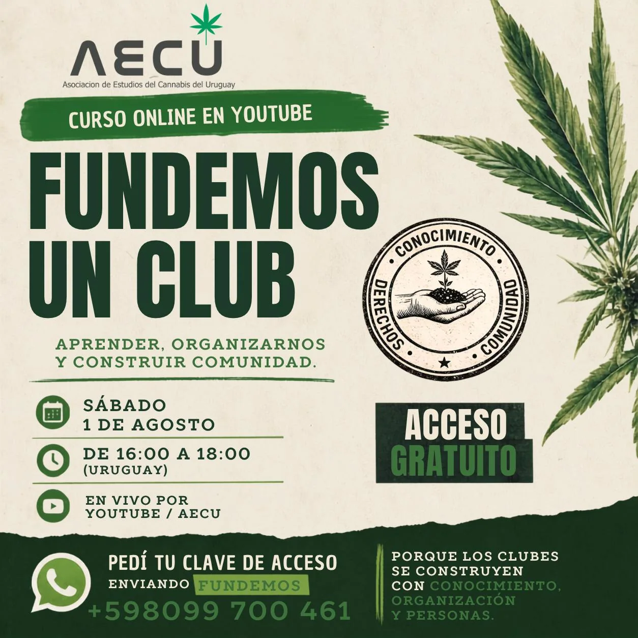 Afiche del curso Fundemos un Club
